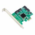 Skilledpower PCIe x1 Interface Version 1.0  4-Port Internal SATA 6Gbps Controller Card  Non-Raid SK945235